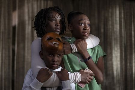 Lupita Nyong'o, Evan Alex, and Shahadi Wright Joseph in Us (2019)