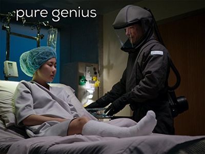 Dermot Mulroney and Irene Choi in Pure Genius (2016)