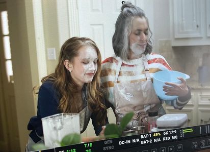 Ella Fraley and Elena Kent in Switched Up Christmas