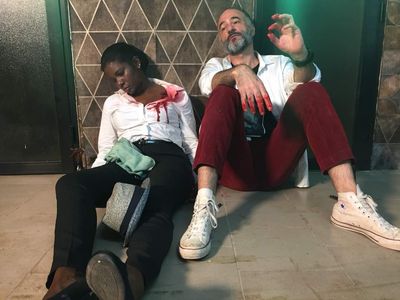 Christophe Guybet and Christiane Dumont in Sakho & Mangane (2019)