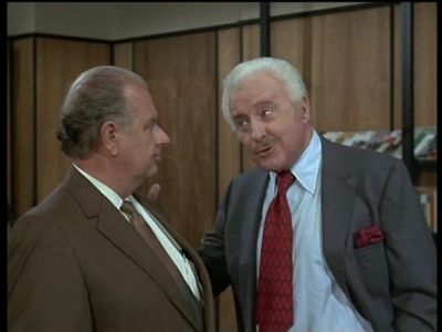 Parley Baer and David White in Bewitched (1964)