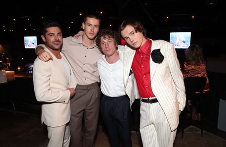 Zac Efron, Stanley Simons, and Harris Dickinson at an event for The Iron Claw (2023)