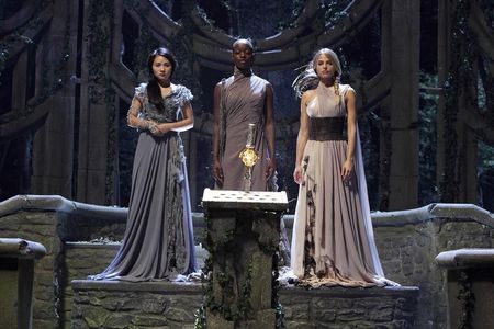 Florence Kasumba, Mai Duong Kieu, and Stephanie Nur in The Quest (2014)