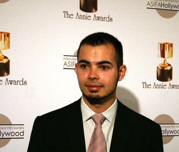 Short-subject nominee Joaquin Baldwin on the red carpet
