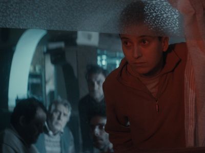 Valentin Tanev, Kitodar Todorov, Pavlin Petrunov, Tigran Torosyan, and Dimitar Nikolov in From Here to Here (2021)
