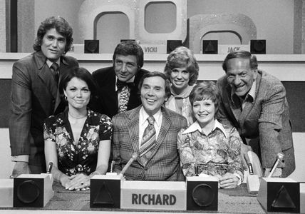 Jack Klugman, Michael Landon, Richard Dawson, Anita Gillette, Vicki Lawrence, Jo Ann Pflug, and Gene Rayburn in Match Ga