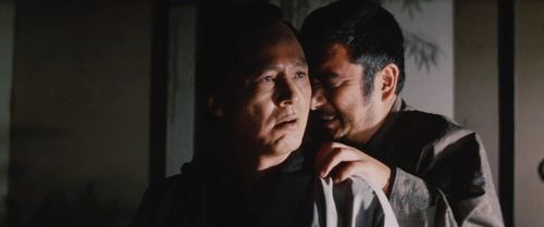 Shintarô Katsu and Eiji Okada in Zatoichi's Conspiracy (1973)