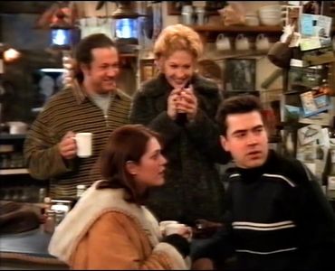 Jenna Elfman, Ron Livingston, Joseph D. Reitman, and Lisa Rieffel in Townies (1996)