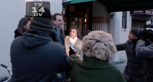 Gayatri Bahl and Paul Adelstein in Law & Order SVU