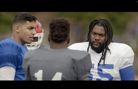 Miles Dausuel, Mitchell Edwards, & Michael Evans Behling in an episode of All American