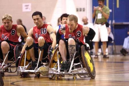 Mark Zupan and Scott Hogsett in Murderball (2005)