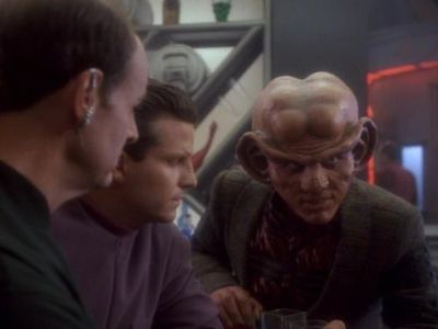 Armin Shimerman and Peter Vogt in Star Trek: Deep Space Nine (1993)