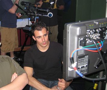Christopher DeBlasio on the set of Gemenos-5
