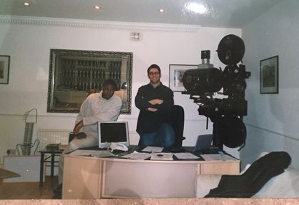 Rupert and Matt in the office