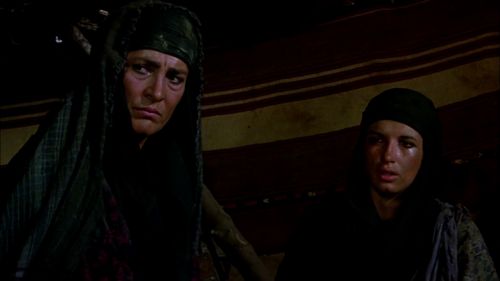 Irene Papas and Eleonora Stathopoulou in The Lion of the Desert (1980)