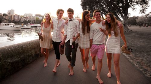 Sophie Luck, Tatjana Marjanovic, Abe Mitchell, George H. Xanthis, and Laura Jane Benson in Syd2030 (2012)