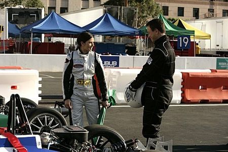 Gary Sinise and Danica Patrick in CSI: NY (2004)