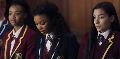 Khosi Ngema and Mekaila Mathys in Blood and Water