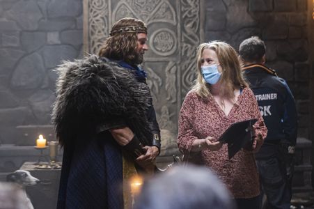 On the set of The Last Kingdom with Helen Ostler
