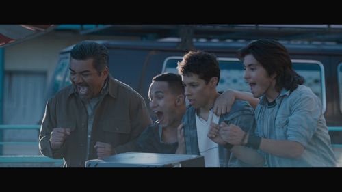 George Lopez, José Julián, Carlos PenaVega, and David Del Rio in Spare Parts (2015)