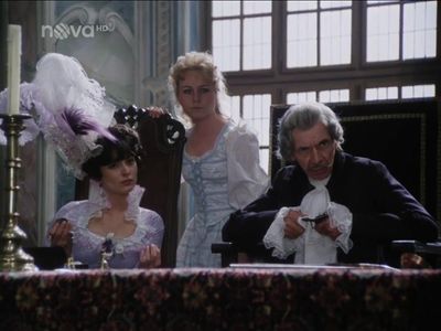 Dana Bartunková, Josef Kemr, and Monika Pelcová in Give the Devil His Due (1985)