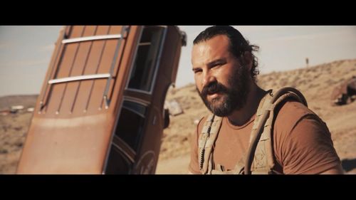 Still of Jerry G. Angelo from the movie AMERICAN WARFIGHTER (2018) during one of his character's many PTSD 