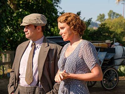 Keeley Hawes and Alexis Georgoulis in The Durrells (2016)