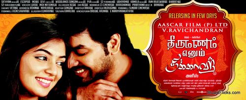 Jai and Nazriya Nazim in Thirumannam Ennum Nikkah (2014)
