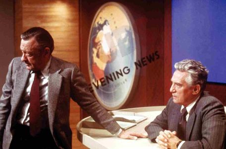 William Holden and Peter Finch in Network (1976)