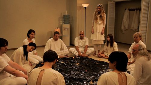 Richard Wharton and Brit Marling in Sound of My Voice (2011)