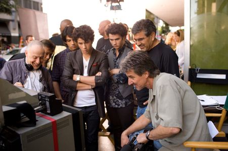 Bruce Hendricks, Alan Sacks, The Jonas Brothers, Kevin Jonas, Joe Jonas, Nick Jonas, and Scott Sakamoto in Jonas Brother