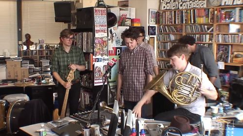Zach Condon and Beirut in NPR Music Tiny Desk Concert: Beirut (2011)
