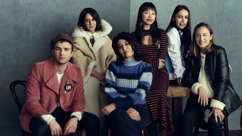 Team ‘Shayda’ photographed at The Hollywood Reporter’s Studio at Sundance