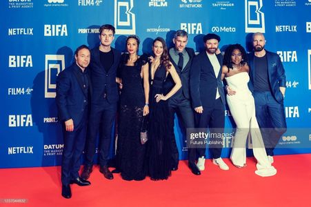 Boiling Point - Cast & Crew [BIFA’s 2021] L to R; Stephen Graham, Matt Lewis, Vinette Robinson, Hester Ruoff, Bart Ruspo