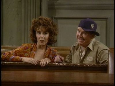Mike Finneran and Lisa Robins in Night Court (1984)