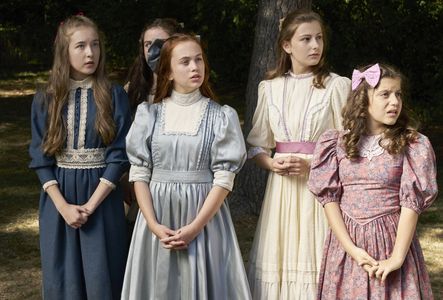 Amariah Faulkner, Zoe Fraser, Julia Lalonde, Ella Ballentine, and Aviv Cohen in L.M. Montgomery's Anne of Green Gables: 