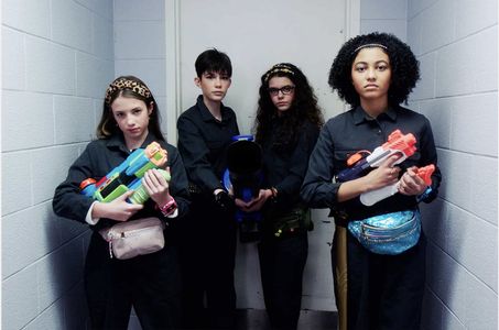 Left to right, Hattie Kragten, Vaughan Murrae, Gabriela Francis, Aaliyah Cinello