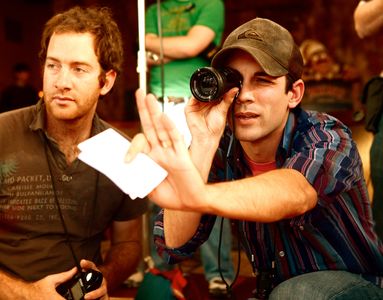 On set of 