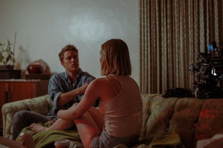 Lexi Johnson and Josh Plasse in Flesh and Blood (2019)