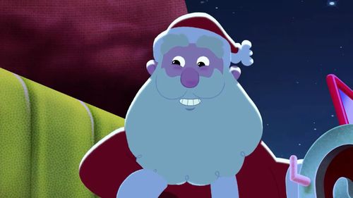 Dave McRae voices Santa on Where Oliver Fits Christmas Eve Special