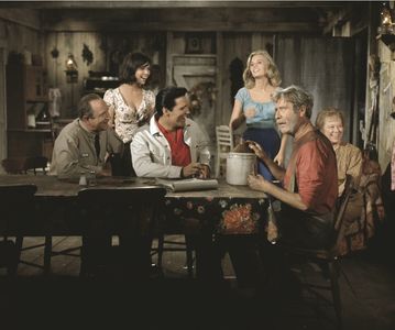 Elvis Presley, Jack Albertson, Pamela Austin, Yvonne Craig, Glenda Farrell, and Arthur O'Connell in Kissin' Cousins (196