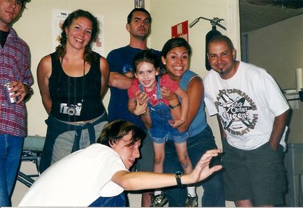 Tatiana Komlos, Joshua Borger, Tito Jimenez, and Josh Latta in Cheerleader Autopsy (2003)