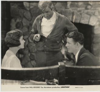 Rex Bell, Helen Cohan, and Will Rogers in Lightnin' (1930)