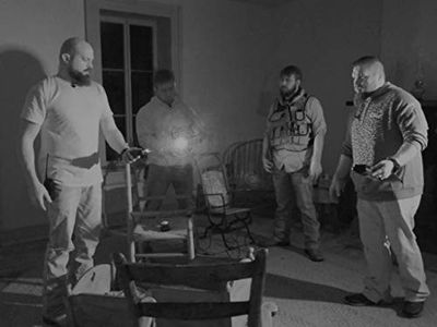 Jamie Kaler, James B. McDaniel, and Scott Porter in Haunted Live (2018)