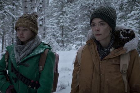 Jaime King and Zoe Marlett in Black Summer (2019)