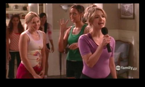 Spencer Grammer, Amber Stevens West, and Steffany Huckaby in Greek (2007)