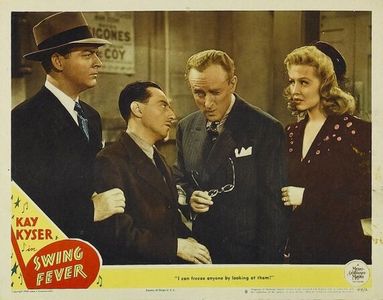 William Gargan, Kay Kyser, and Marilyn Maxwell in Swing Fever (1943)