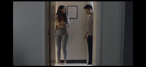 Hugo Mejia and Arasha Lalani in Fatherhood (2022)