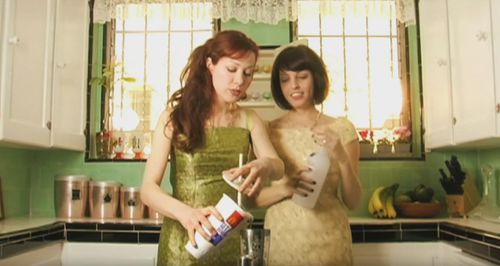Alie Ward and Georgia Hardstark in Drinks with Alie and Georgia (2010)