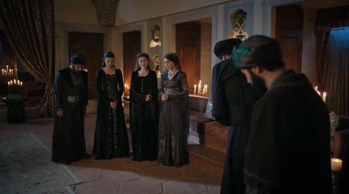 Deniz Çakir, Selma Ergeç, and Nur Fettahoglu in The Magnificent Century (2011)